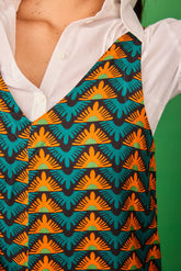 Green Triangle Land Jumpsuits